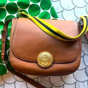 Boden magnetic close nautical shoulder/ xbody bag